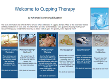 Tablet Screenshot of cuppingtherapy.com